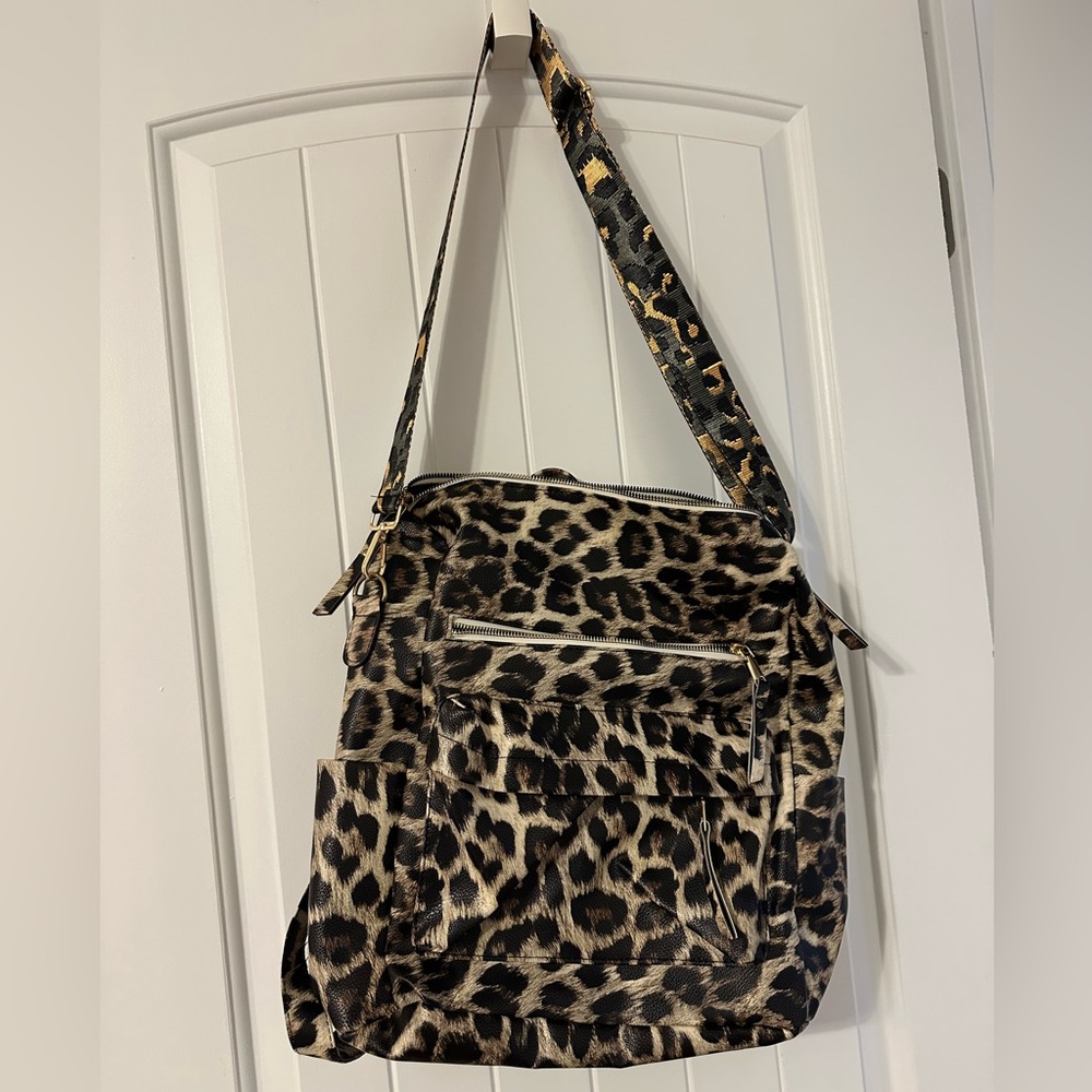 Leopard Print Women's Backpack